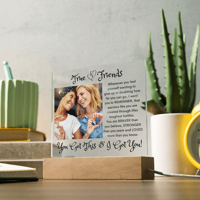 True Friends, Acrylic Square Plaque