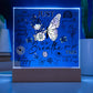 Just Breathe Square LED Lighted Acrylic Plaque