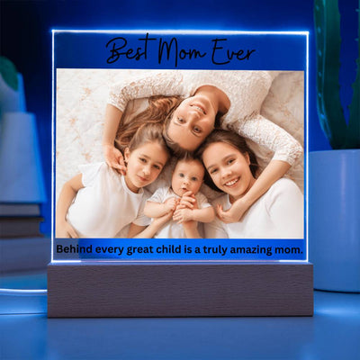 Best Mom Ever LED Lighted Plaque