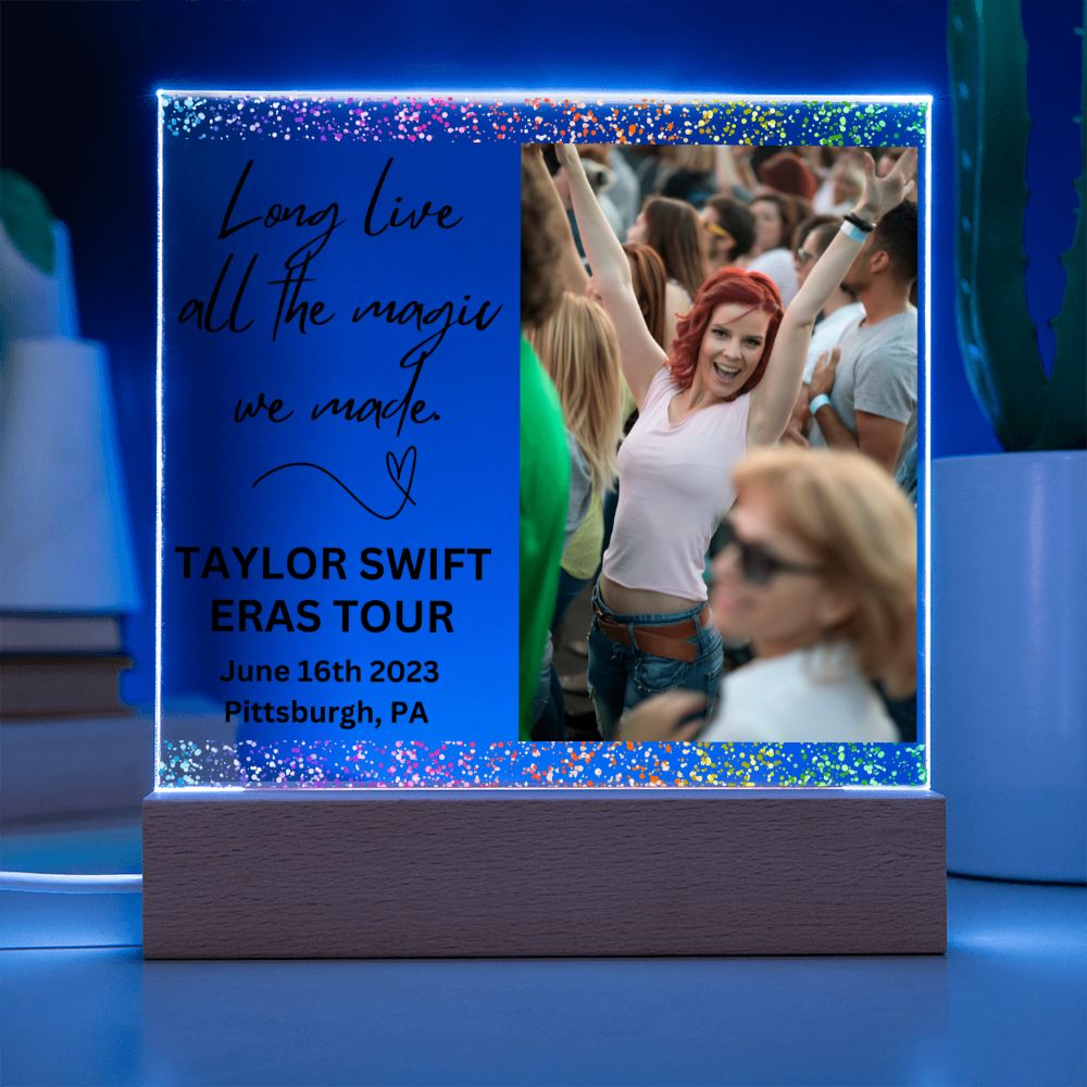 ERAS Tour Photo Memory Plaque