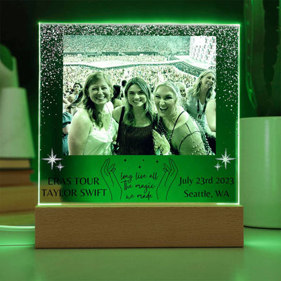 Personalized ERAS Tour Photo Memory LED Lighter Plaque