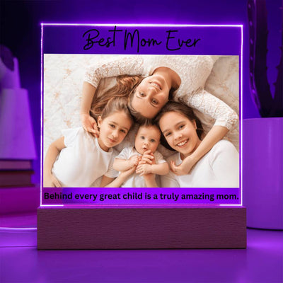 Best Mom Ever LED Lighted Plaque