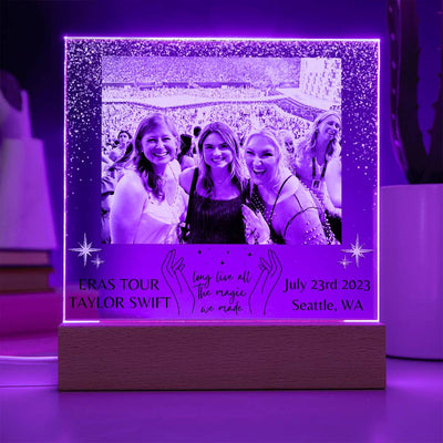 Personalized ERAS Tour Photo Memory LED Lighter Plaque