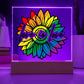 Love Is Love Flower Plaque