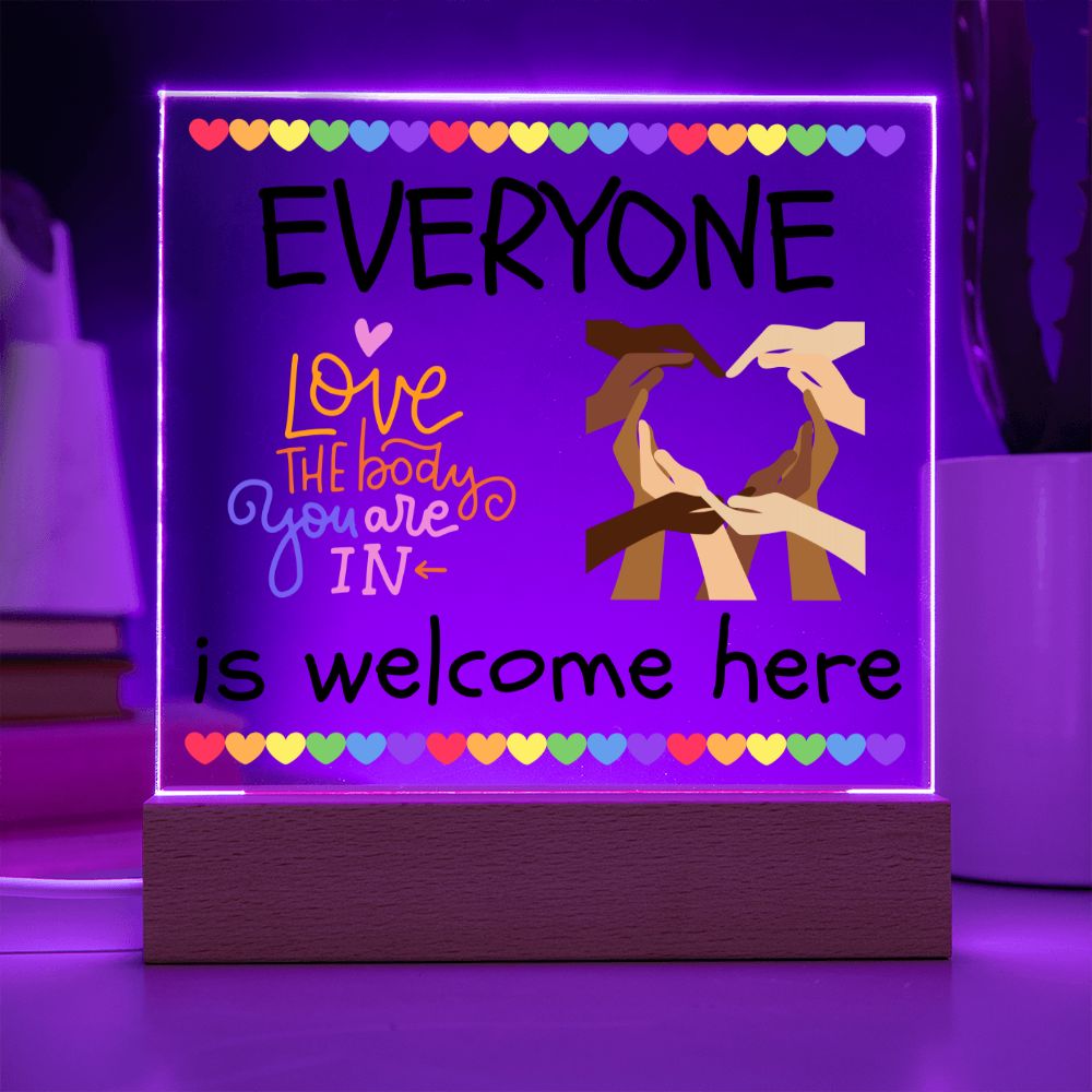 PRIDE Acrylic Square Plaque