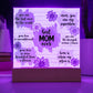 Bes Mom Ever LED Lighted Acrylic Plaque