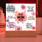 Bes Mom Ever LED Lighted Acrylic Plaque