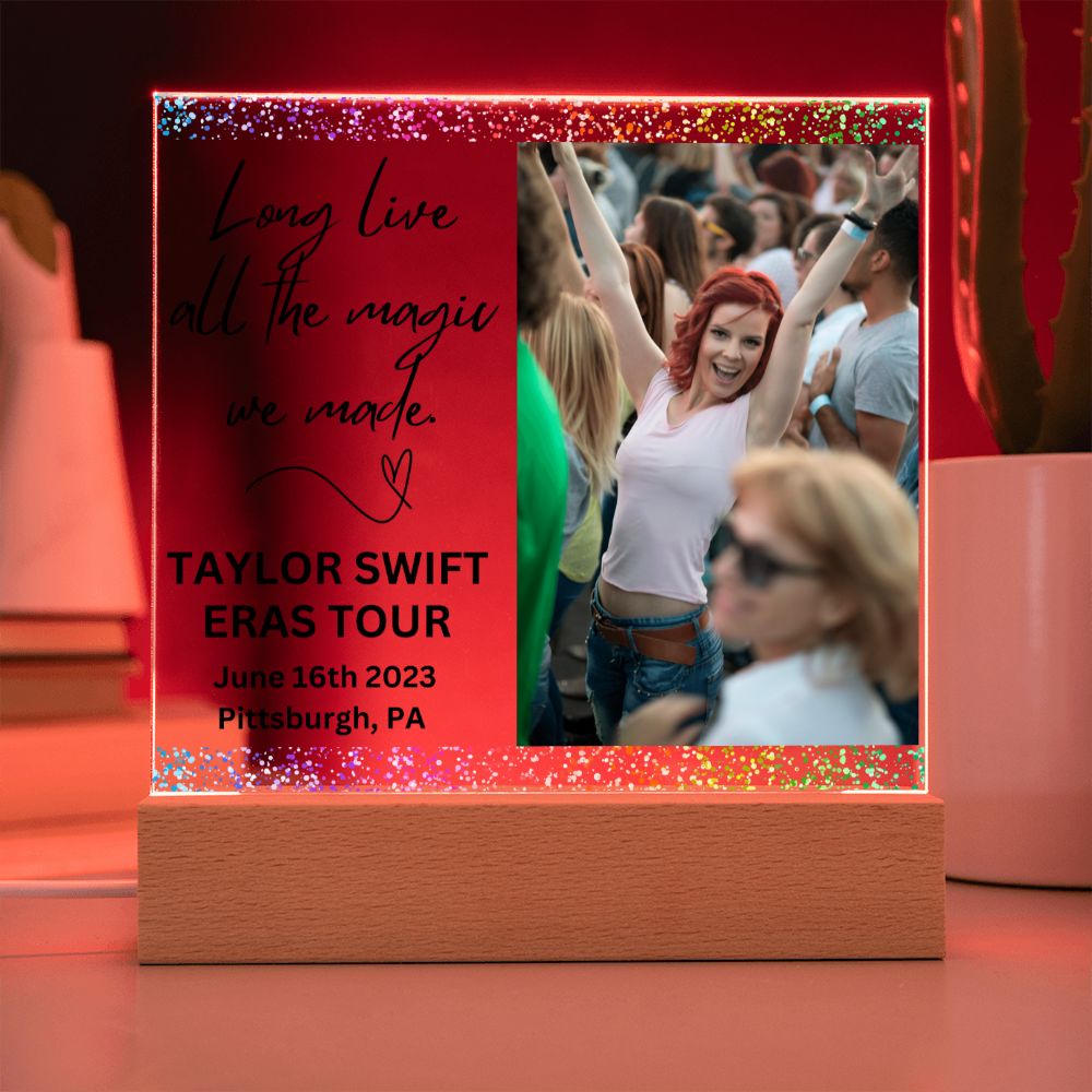 ERAS Tour Photo Memory Plaque