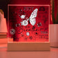 Just Breathe Square LED Lighted Acrylic Plaque