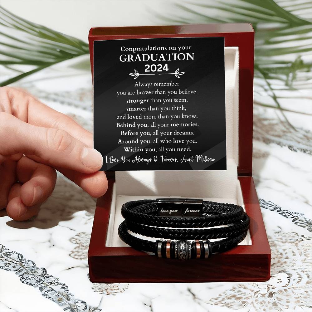 2024 Graduation Gift Love You Forever Bracelet