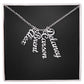 Multi Vertical Name Necklace