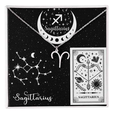 Sagittarius Zodiac Sign Pendant Necklace