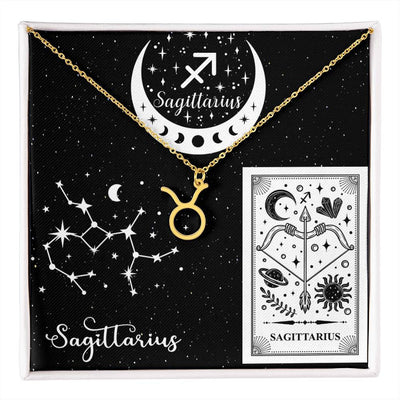 Sagittarius Zodiac Sign Pendant Necklace