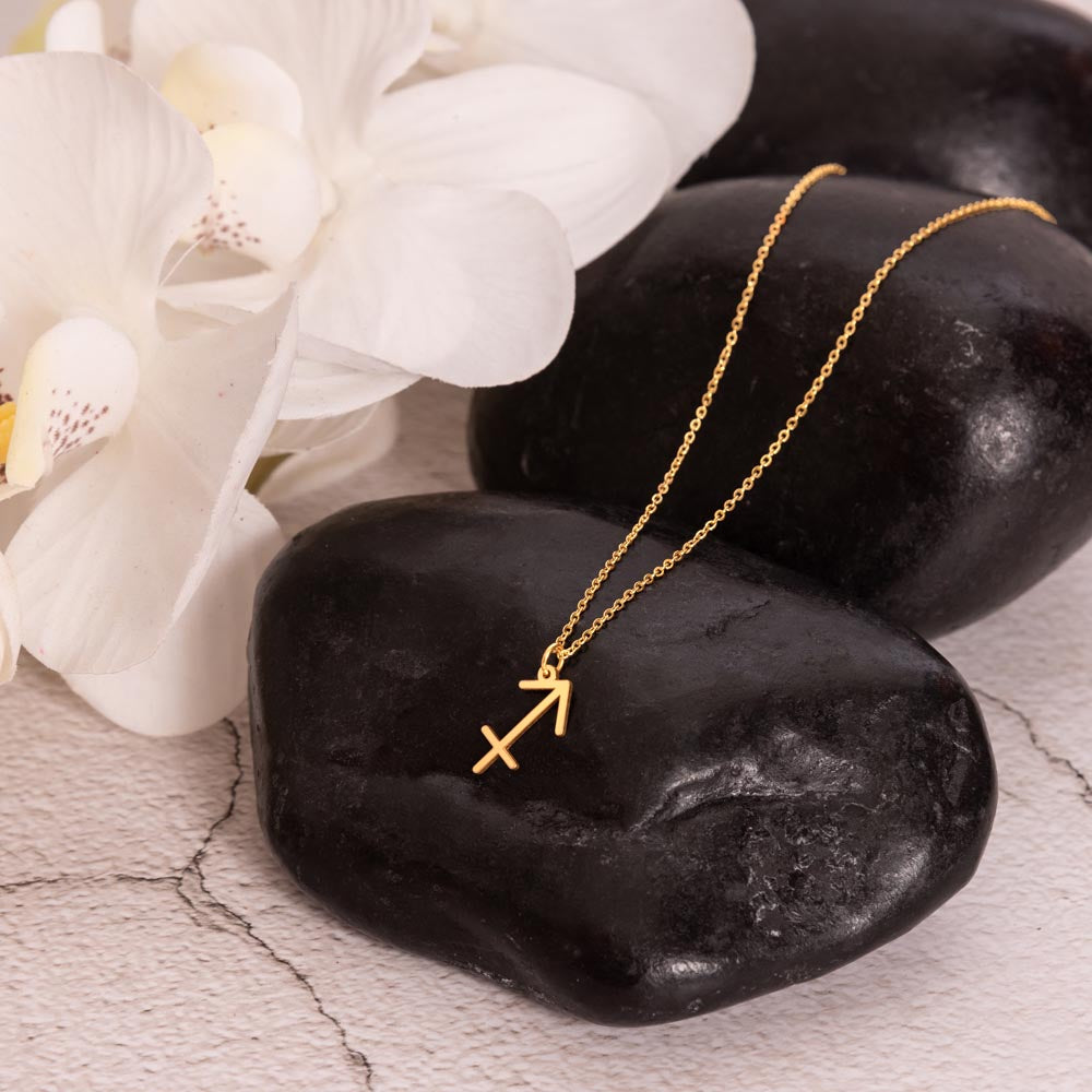 Sagittarius Zodiac Sign Pendant Necklace