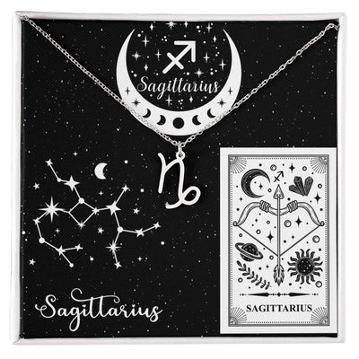 Sagittarius Zodiac Sign Pendant Necklace