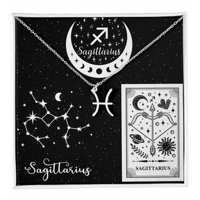 Sagittarius Zodiac Sign Pendant Necklace