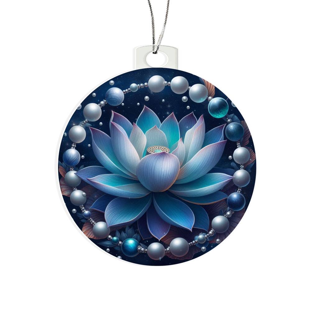 Lotus & Pearls Harris Election Acrylic Ornament