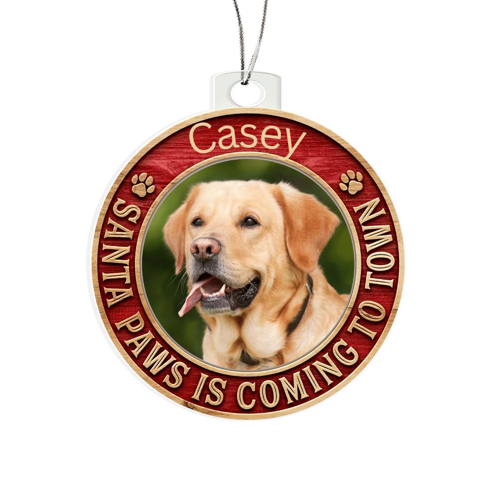 Personalized Pet Ornament