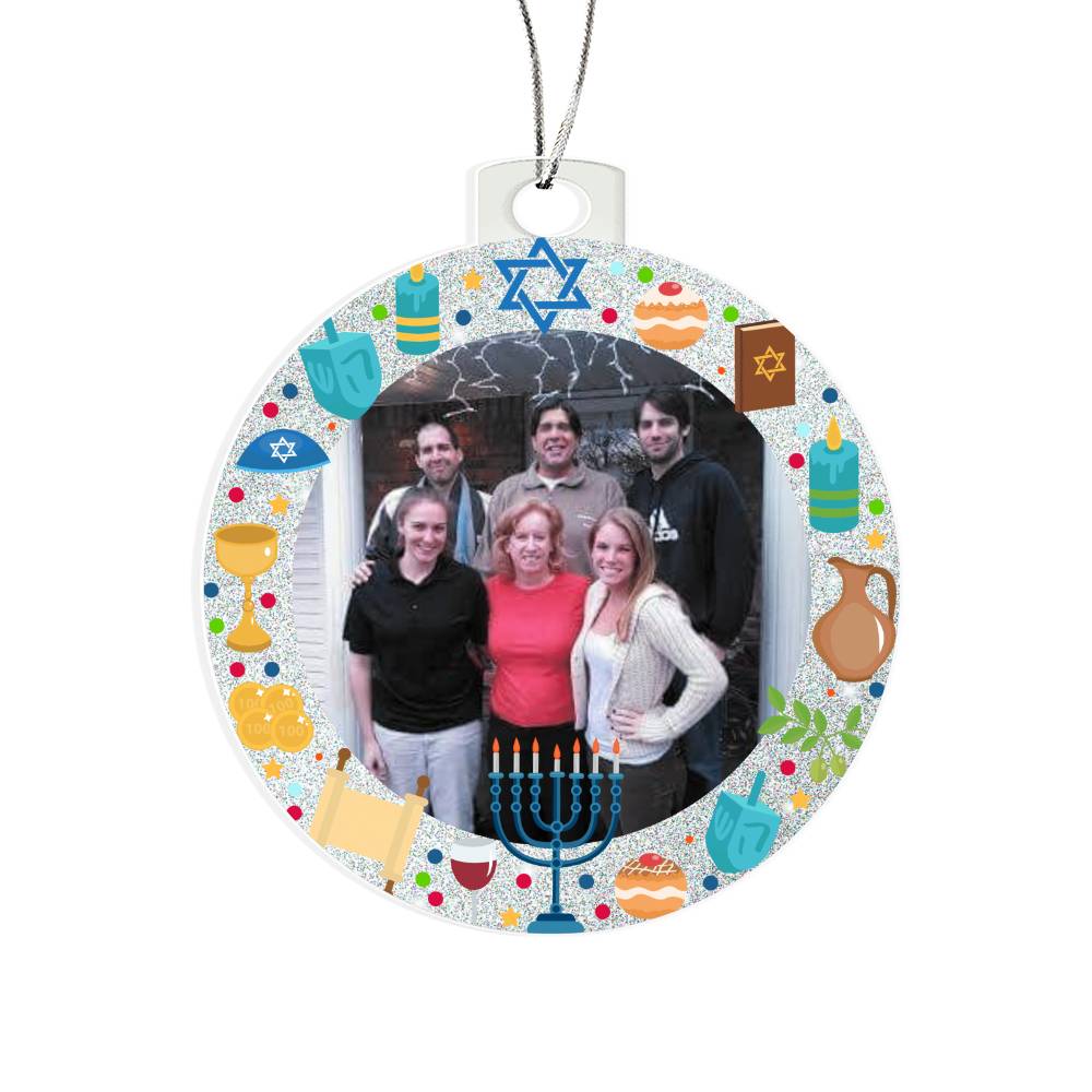 Family Photo Hanukkah Ornament