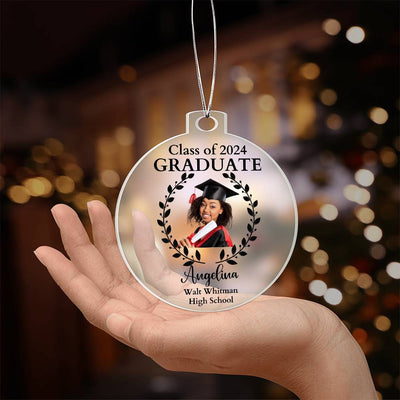 Personalized Photo Graduation Acrylic Ornament