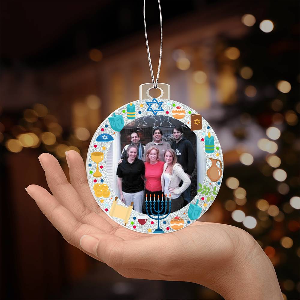 Family Photo Hanukkah Ornament