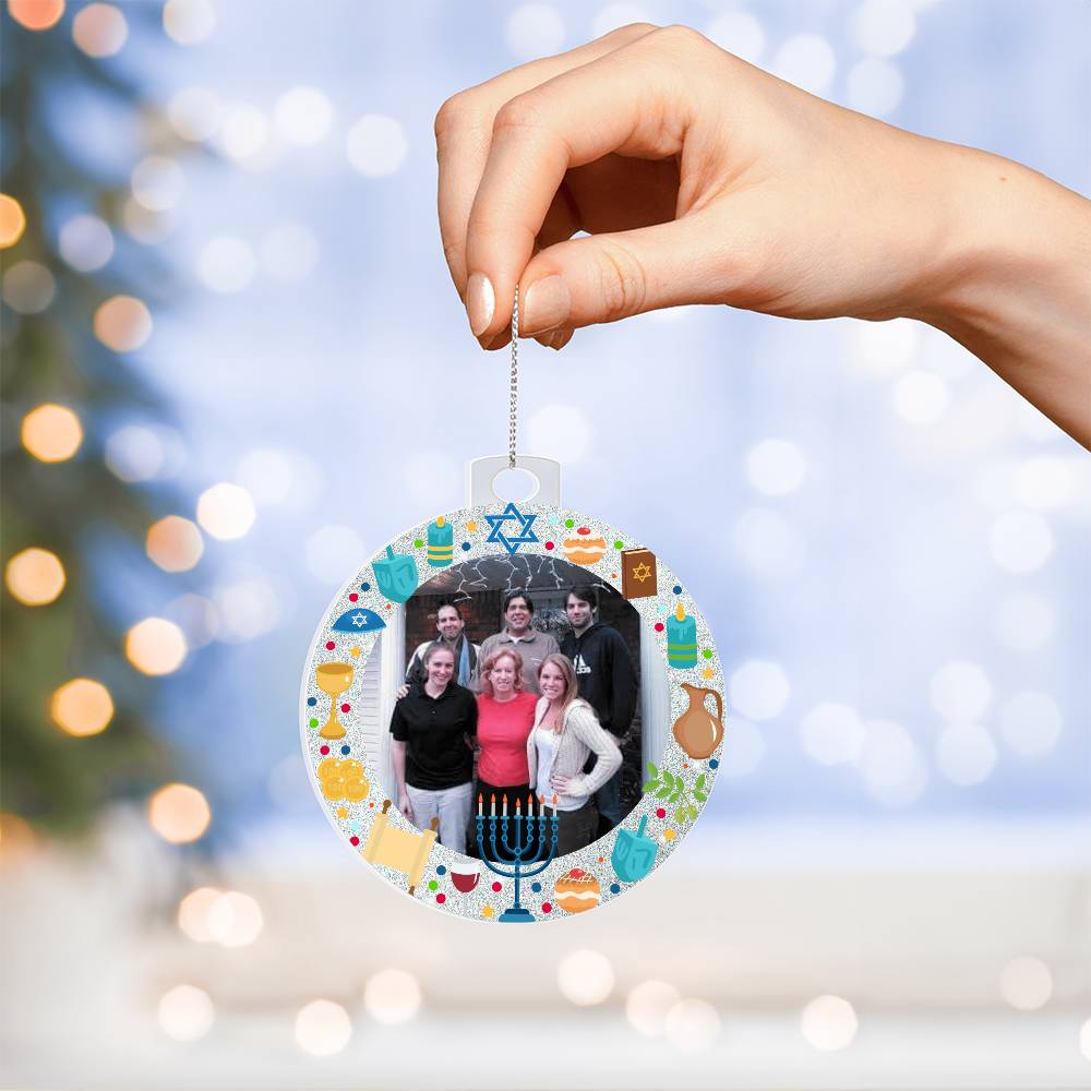 Family Photo Hanukkah Ornament