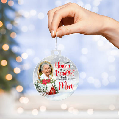 Mom in Heaven Christmas Ornament