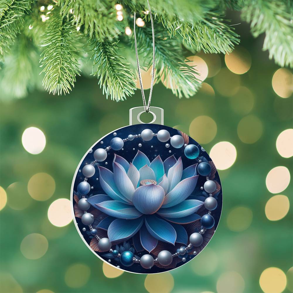 Lotus & Pearls Harris Election Acrylic Ornament