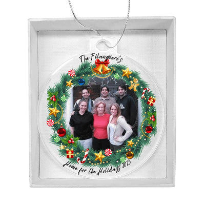 Home for the Holidays 2023 Family Photo Ornament