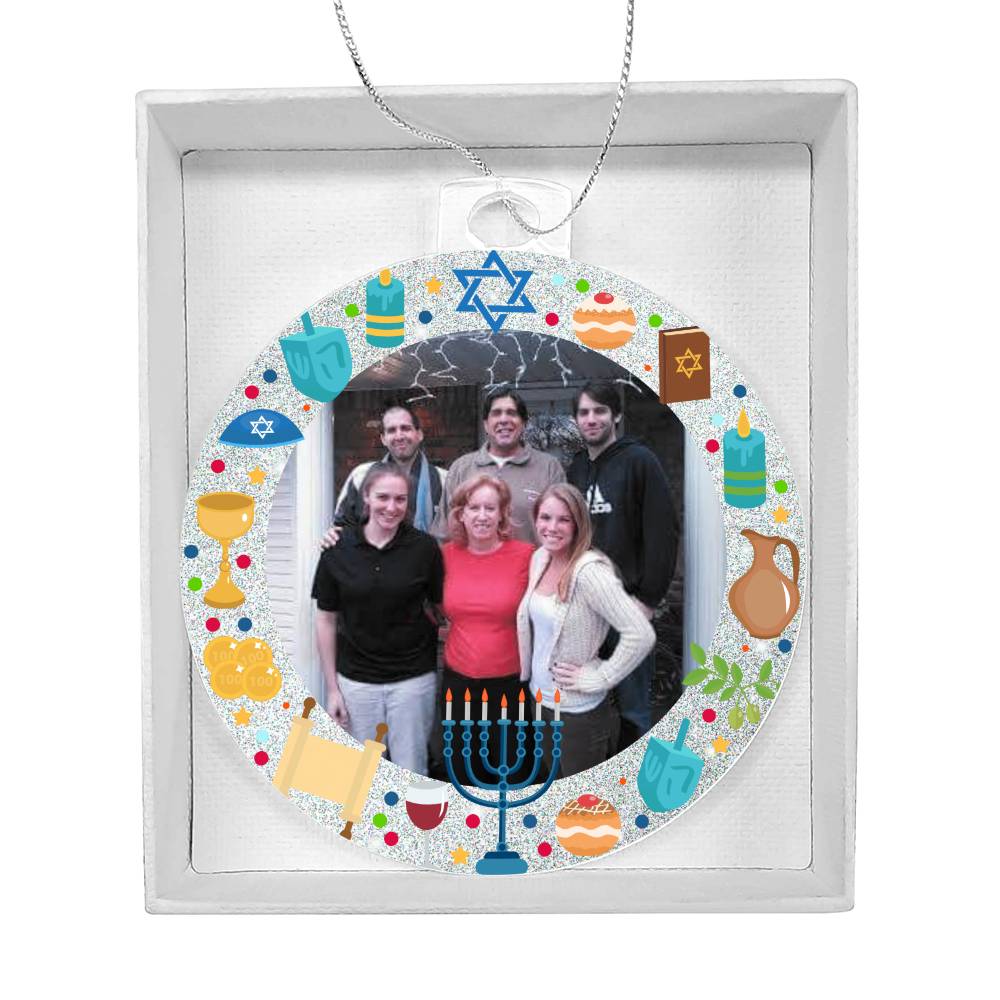 Family Photo Hanukkah Ornament