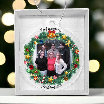 Christmas 2023 Family Photo Ornament