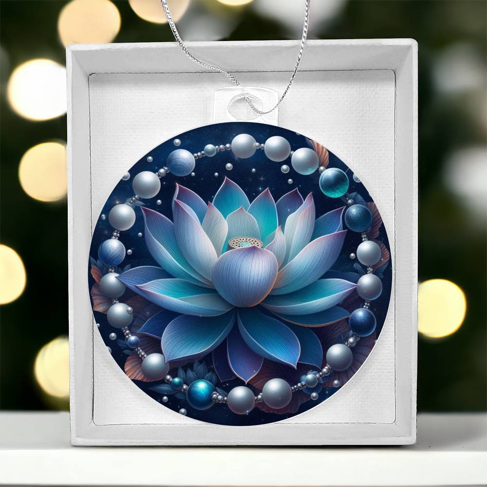 Lotus & Pearls Harris Election Acrylic Ornament