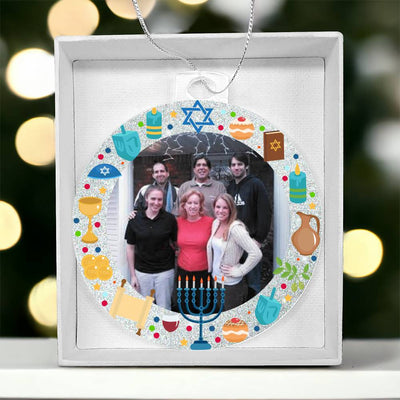 Family Photo Hanukkah Ornament