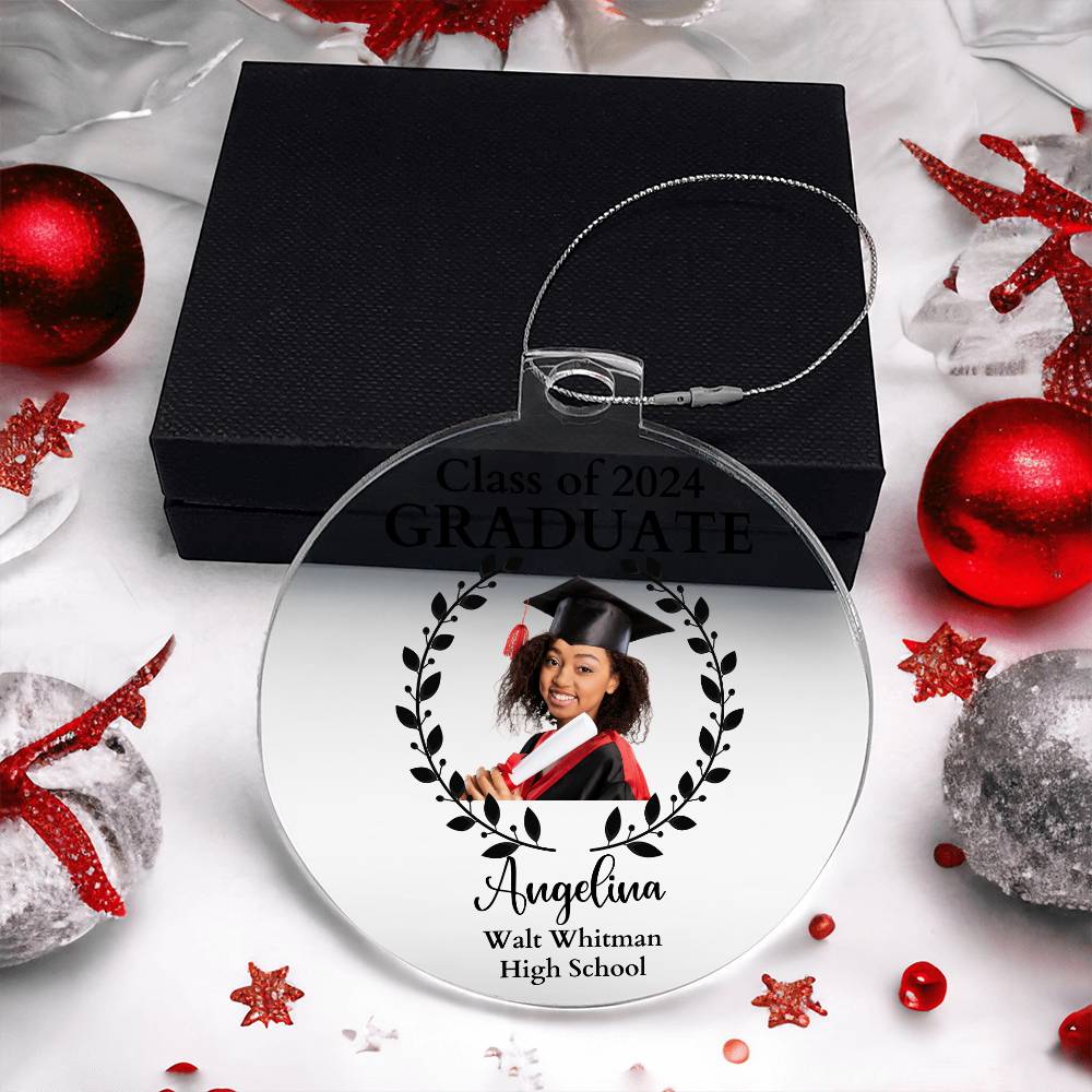 Personalized Photo Graduation Acrylic Ornament