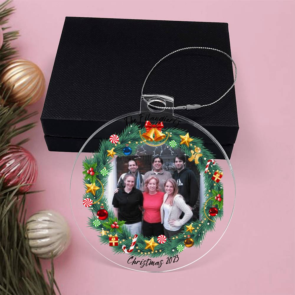 Christmas 2023 Family Photo Ornament