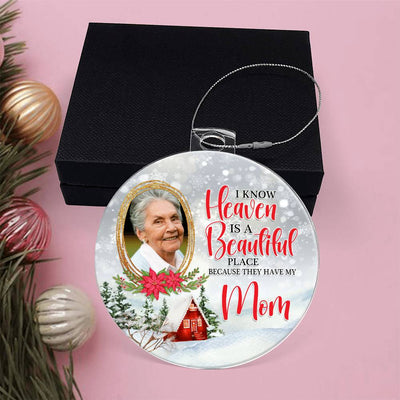 Mom in Heaven Christmas Ornament