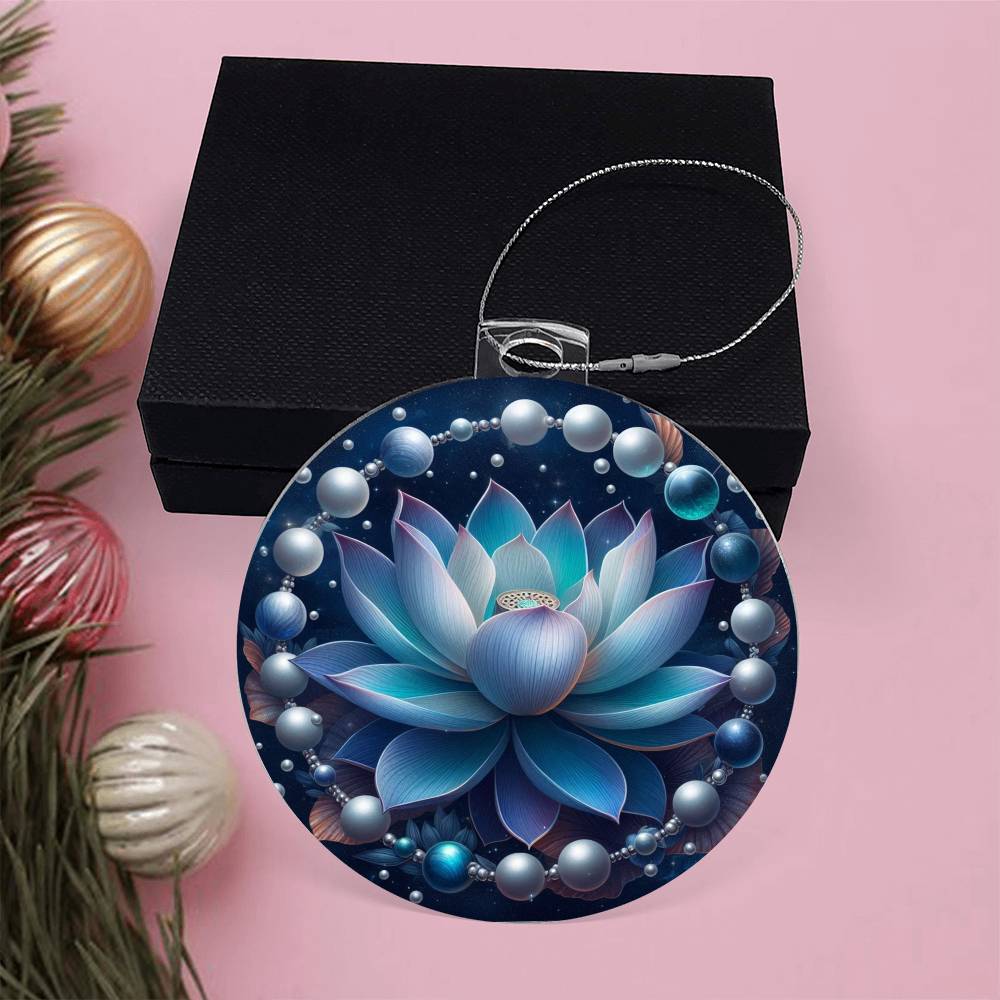 Lotus & Pearls Harris Election Acrylic Ornament