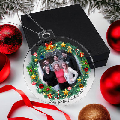 Home for the Holidays 2023 Family Photo Ornament