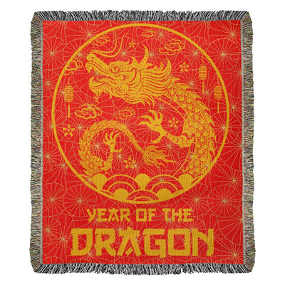 Personalized Year of the Dragon Blanket