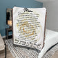 Mom Poem Heirloom Woven Blanket.