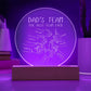 Dad's Team LED Lighted Engraved Acrylic Plaque