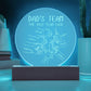 Dad's Team LED Lighted Engraved Acrylic Plaque