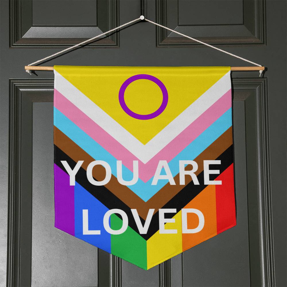 PRIDE Flag You Are Loved Wall Pennant