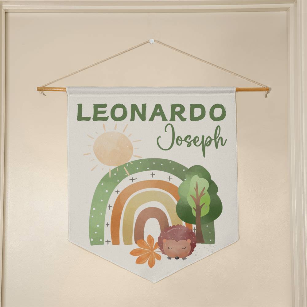 Personalized Baby Bedroom Name Wall / Door Pennant