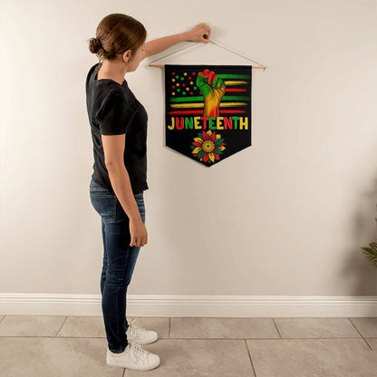 Juneteenth Wall Pennant