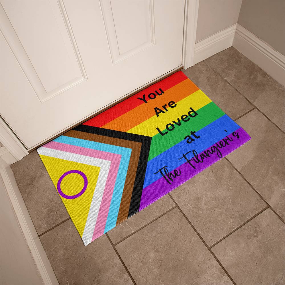 Personalized PRIDE Door Matt