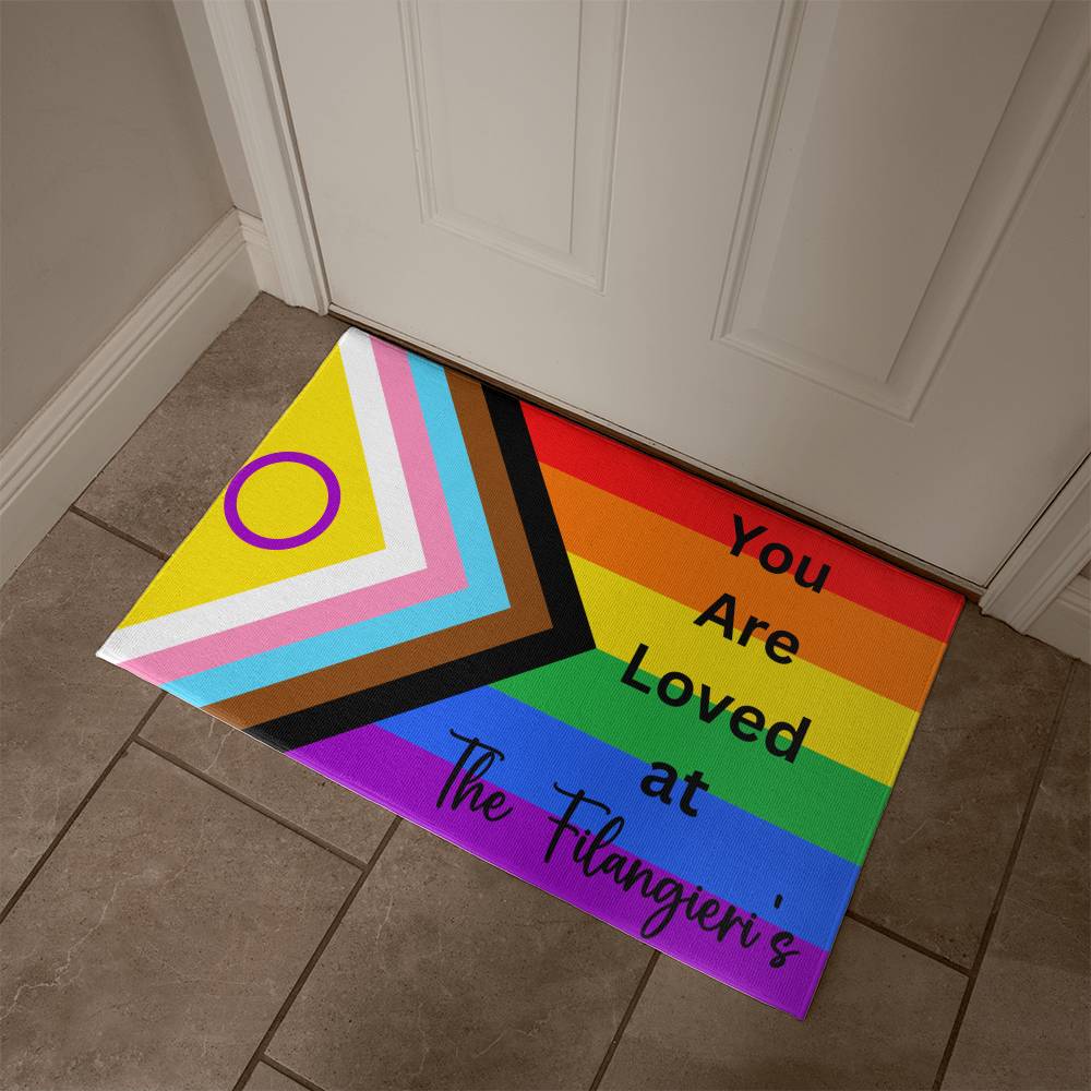 Personalized PRIDE Door Matt