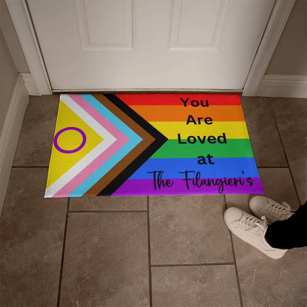 Personalized PRIDE Door Matt