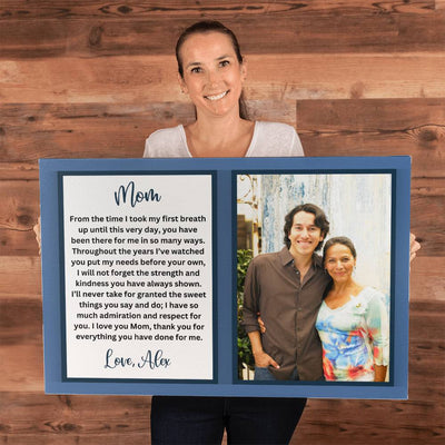 Personalized Mom Photo Gallery Wrapped Canvas