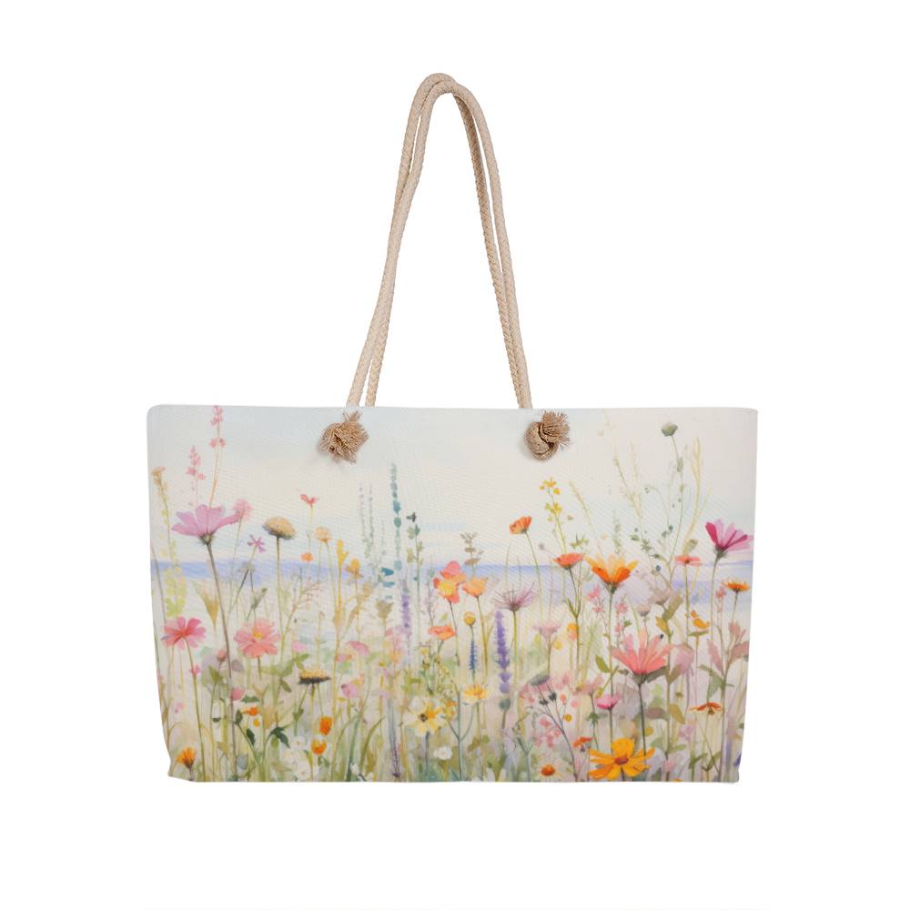 Wildflower Beach Weekender Tote Bag